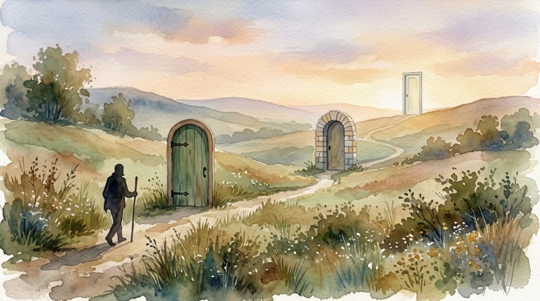 L'histoire des trois portes