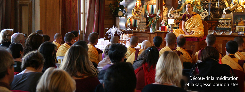 Échanges au centre kadampa